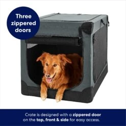 Frisco Indoor & Outdoor 3-Door Collapsible Soft-Sided Dog & Small Pet Crate 12 Frisco Indoor & Outdoor 3-Door Collapsible Soft-Sided Dog & Small Pet Crate -Dog Supplies Store 105036 PT3. AC SS1800 V1667227999