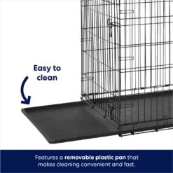 Frisco Heavy Duty Fold & Carry Single Door Collapsible Wire Dog Crate -Dog Supplies Store 109783 PT3. AC SS1800 V1667229294