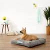 Frisco Tufted Square Pillow Cat & Dog Bed W/ Removable Cover -Dog Supplies Store 129499 MAIN. AC SS1800 V1569271068