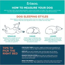 Frisco Tufted Square Pillow Cat & Dog Bed W/ Removable Cover -Dog Supplies Store 129499 PT3. AC SS1800 V1633989832