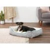 Frisco Sherpa Rectangular Bolster Cat & Dog Bed -Dog Supplies Store 144851 MAIN. AC SS1800 V1568843576