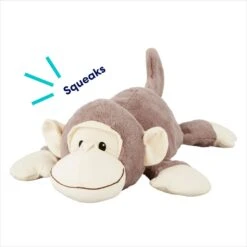 Frisco Monkey Plush Squeaky Dog Toy -Dog Supplies Store 147043 PT2. AC SS1800 V1686580081