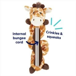 Frisco Giraffe Bungee Plush Squeaky Dog Toy -Dog Supplies Store 152822 PT2. AC SS1800 V1686579683