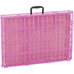 Frisco Fold & Carry Single Door Collapsible Wire Dog Crate, Pink -Dog Supplies Store 160806 PT5. AC SS1800 V1561066320
