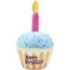Frisco Birthday Cupcake Plush Squeaky Dog Toy