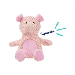 Frisco Pig Textured Plush Squeaky Dog Toy -Dog Supplies Store 174695 PT2. AC SS1800 V1695671000