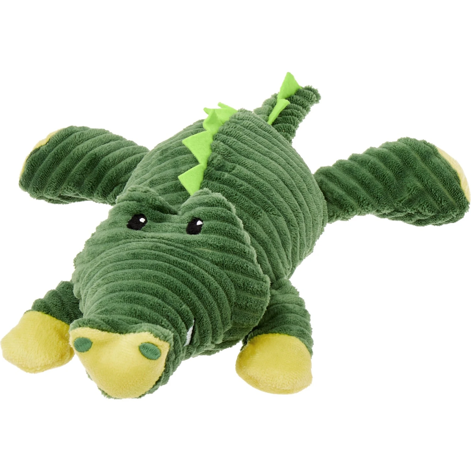Frisco Alligator Corduroy Plush Squeaky Dog Toy 3 Frisco Alligator Corduroy Plush Squeaky Dog Toy