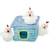 Frisco Chicken Coop Hide & Seek Puzzle Plush Squeaky Dog Toy -Dog Supplies Store 174755 Main. AC SS1800 V1572616725