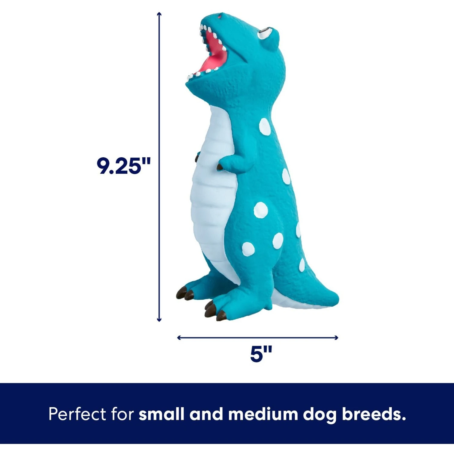 Frisco Dinosaur Latex Squeaky Dog Toy 4 Frisco Dinosaur Latex Squeaky Dog Toy - Image 2
