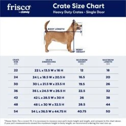 Frisco Heavy Duty Single Door Wire Dog Crate 11 Frisco Heavy Duty Single Door Wire Dog Crate -Dog Supplies Store 210677 PT2. AC SS1800 V1667859376