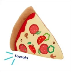 Frisco Pizza Slice Plush Squeaky Dog Toy -Dog Supplies Store 213818 PT2. AC SS1800 V1695748417