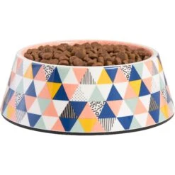 Frisco Colorful Geometric Melamine Bowl 11 Frisco Colorful Geometric Melamine Bowl -Dog Supplies Store 216054 PT2. AC SS1800 V1591020749
