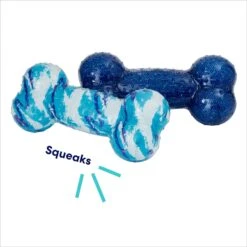 Frisco Retro Denim & Swirl TPR Bone Squeaky Dog Toy 10 Frisco Retro Denim & Swirl TPR Bone Squeaky Dog Toy -Dog Supplies Store 230341 PT2. AC SS1800 V1695748841