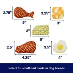 Frisco Microwave Dinner Interactive Plush Squeaky Dog Toy -Dog Supplies Store 230343 PT2. AC SS1800 V1695748358