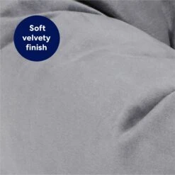 Frisco Velvet Round Bolster Dog Bed W/Removable Cover -Dog Supplies Store 232178 PT4. AC SS1800 V1671203005