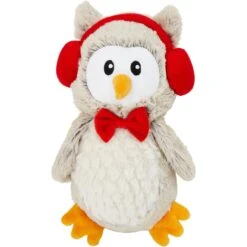Frisco Holiday Owl Plush Squeaky Dog Toy -Dog Supplies Store 233160 PT3. AC SS1800 V1600707392