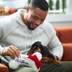 Frisco Holiday My First Christmas Bone Plush Squeaky Dog Toy 10 Frisco Holiday My First Christmas Bone Plush Squeaky Dog Toy -Dog Supplies Store 233166 PT2. AC SS1800 V1601304755