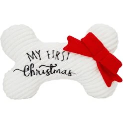 Frisco Holiday My First Christmas Bone Plush Squeaky Dog Toy 11 Frisco Holiday My First Christmas Bone Plush Squeaky Dog Toy -Dog Supplies Store 233166 PT3. AC SS1800 V1600707130