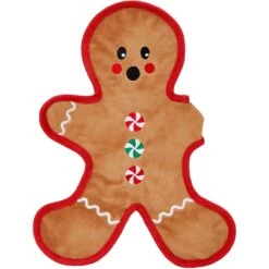 Frisco Holiday Gingerbread Man Flat Plush Squeaky Dog Toy 11 Frisco Holiday Gingerbread Man Flat Plush Squeaky Dog Toy -Dog Supplies Store 233241 PT3. AC SS1800 V1600872370