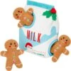 Frisco Holiday Milk & Gingerbread Cookies Hide & Seek Puzzle Plush Squeaky Dog Toy -Dog Supplies Store 233262 MAIN. AC SS1800 V1694814415