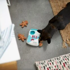 Frisco Holiday Milk & Gingerbread Cookies Hide & Seek Puzzle Plush Squeaky Dog Toy -Dog Supplies Store 233262 PT5. AC SS1800 V1665759769