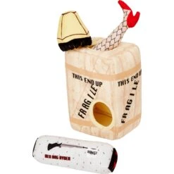 Frisco Holiday Fragile Box Hide & Seek Puzzle Plush Squeaky Dog Toy -Dog Supplies Store 233274 PT3. AC SS1800 V1600882257