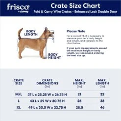 Frisco Heavy Duty Enhanced Lock Double Door Fold & Carry Wire Dog Crate & Mat Kit 12 Frisco Heavy Duty Enhanced Lock Double Door Fold & Carry Wire Dog Crate & Mat Kit -Dog Supplies Store 233736 PT2. AC SS1800 V1667228087