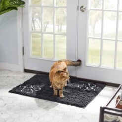 Frisco Microfiber Chenille Paw Print Doormat -Dog Supplies Store 235886 PT4. AC SS1800 V1606833847