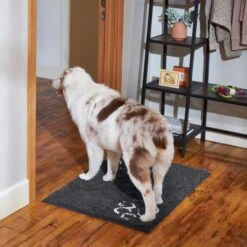 Frisco Microfiber Chenille Paw Print Doormat -Dog Supplies Store 235886 PT6. AC SS1800 V1606833157