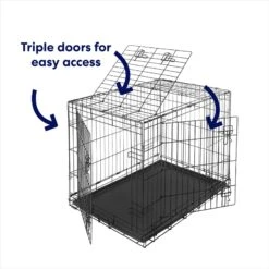 Frisco Heavy Duty All-in-1 Multi-Stage 3 Door Collapsible Wire Dog Crate 15 Frisco Heavy Duty All-in-1 Multi-Stage 3 Door Collapsible Wire Dog Crate -Dog Supplies Store 247915 PT5. AC SS1800 V1611872190