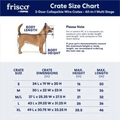 Frisco Heavy Duty All-in-1 Multi-Stage 3 Door Collapsible Wire Dog Crate 16 Frisco Heavy Duty All-in-1 Multi-Stage 3 Door Collapsible Wire Dog Crate -Dog Supplies Store 247915 PT6. AC SS1800 V1611872180
