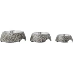 Frisco Black Marble Design Stainless Steel Dog & Cat Bowl -Dog Supplies Store 253048 PT6. AC SS1800 V1616526399