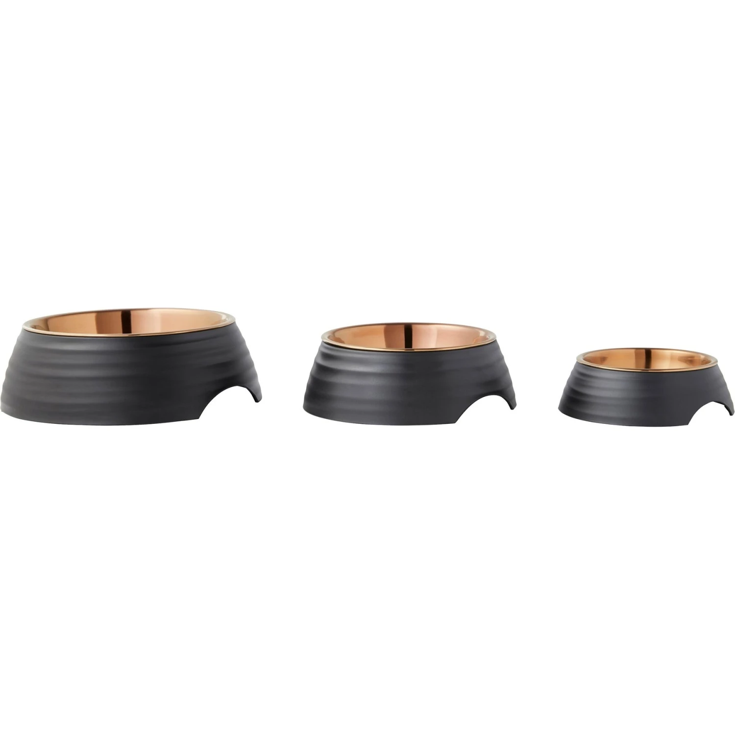 Frisco Matte Black Design Light Copper Stainless Steel Dog & Cat Bowl 9 Frisco Matte Black Design Light Copper Stainless Steel Dog & Cat Bowl - Image 7