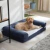 Frisco Faux Felt Orthopedic Sofa Bolster Dog Bed W/Removable Cover -Dog Supplies Store 255183 MAIN. AC SS1800 V1651777947