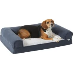 Frisco Faux Felt Orthopedic Sofa Bolster Dog Bed W/Removable Cover 10 Frisco Faux Felt Orthopedic Sofa Bolster Dog Bed W/Removable Cover -Dog Supplies Store 255183 PT2. AC SS1800 V1657656395