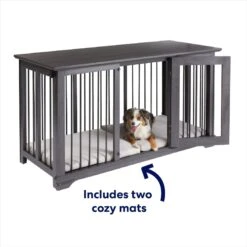 Frisco "Broadway" Dog Crate Credenza & Mat Kit -Dog Supplies Store 255324 PT3. AC SS1800 V1667228425