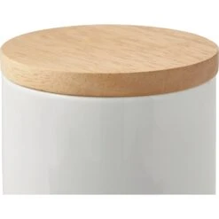 Frisco Ceramic Treat Jar With Wood Lid -Dog Supplies Store 256050 PT4. AC SS1800 V1616506588
