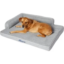 Frisco Faux Linen Corner Personalized Bolster Dog Bed W/Removable Cover, Harbour Blue, XL 11 Frisco Faux Linen Corner Personalized Bolster Dog Bed W/Removable Cover, Harbour Blue, XL -Dog Supplies Store 262161 PT2. AC SS1800 V1615568485