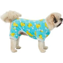 Frisco Dog & Cat Cozy Plush Fleece PJs, Rubber Ducky -Dog Supplies Store 268465 PT2. AC SS1800 V1637726847