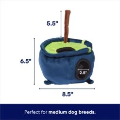 Frisco Halloween Candy Cauldron Hide & Seek Puzzle Plush Squeaky Dog Toy -Dog Supplies Store 270490 PT1. AC SS1800 V1689877481