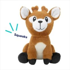 Frisco Camping Deer Plush Squeaky Dog Toy -Dog Supplies Store 270997 PT2. AC SS1800 V1686579627