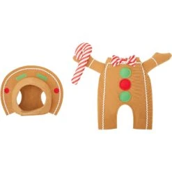 Frisco Front Walking Gingerbread Dog & Cat Costume -Dog Supplies Store 276156 PT4. AC SS1800 V1631569278