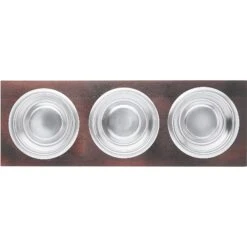 Frisco Multi Pet Feeding 3-Bowls Wood Stainless Steel Dog & Cat Bowl, Dark Wooden 11 Frisco Multi Pet Feeding 3-Bowls Wood Stainless Steel Dog & Cat Bowl, Dark Wooden -Dog Supplies Store 277571 PT4. AC SS1800 V1627935311