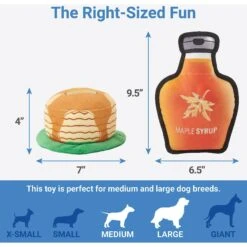 Frisco Fall Pancakes & Maple Syrup Plush Squeaky Dog Toy, 2 Count 6 Frisco Fall Pancakes & Maple Syrup Plush Squeaky Dog Toy, 2 Count -Dog Supplies Store 285627 PT1. AC SS1800 V1636990879