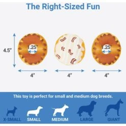 Frisco Fall Box Of Donuts Hide & Seek Puzzle Plush Squeaky Dog Toy -Dog Supplies Store 285639 PT2. AC SS1800 V1636990890