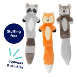 Frisco Forest Friends Stuffing-Free Skinny Plush Squeaky Dog Toy -Dog Supplies Store 286571 PT2. AC SS1800 V1695760988