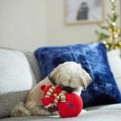 Frisco Holiday Naughty Or Nice Snowman Reversible Plush Squeaky Dog Toy -Dog Supplies Store 287219 PT3. AC SS1800 V1632774615
