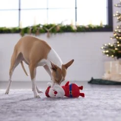 Frisco Holiday Santa & Snowman Reversible Plush Squeaky Dog Toy 11 Frisco Holiday Santa & Snowman Reversible Plush Squeaky Dog Toy -Dog Supplies Store 287263 PT3. AC SS1800 V1632775712