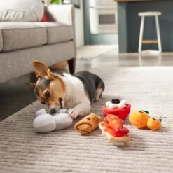 Frisco Lunar New Year Good Fortune Food Plush Squeaky Dog Toy -Dog Supplies Store 298883 PT3. AC SS1800 V1640269293