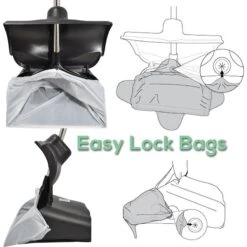 Hygena Scoop Odor Blocking Swivel Bin & Long Handle Rake Dog Poop Scooper -Dog Supplies Store 300994 PT3. AC SS1800 V1629753102